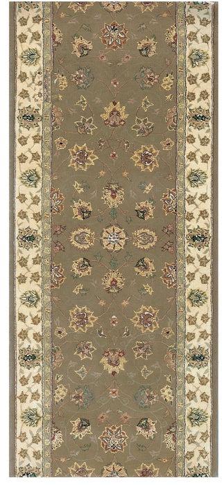 Tapis Wool &amp; Silk Traditional Stair Runner
