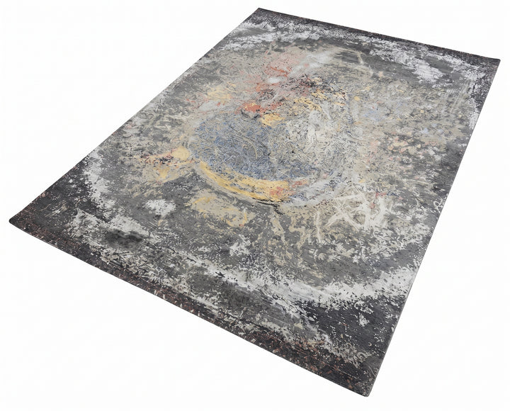 Nepali Northern Lights Wool &amp; Silk Rug