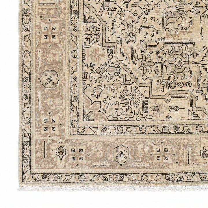 Second Life Heriz Cream Rug