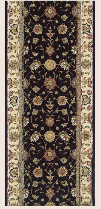 Tapis Wool &amp; Silk Traditional Stair Runner