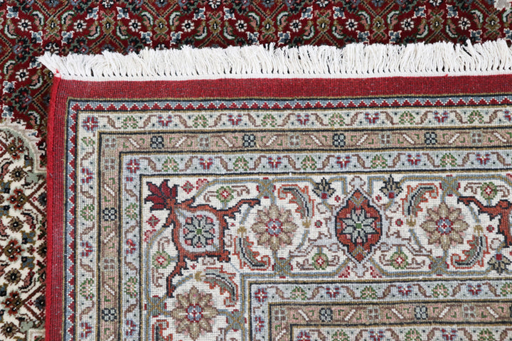 Tabriz Mahi Red Diamond Rug