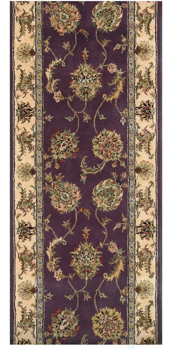 Tapis Wool &amp; Silk Traditional Stair Runner