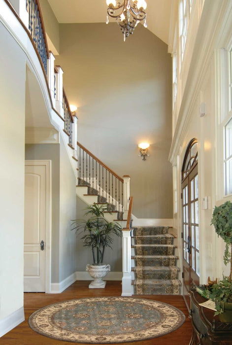 Tapis Wool &amp; Silk Traditional Stair Runner