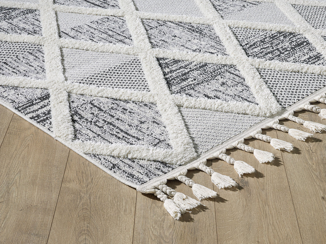 Macrame Diamond Rug