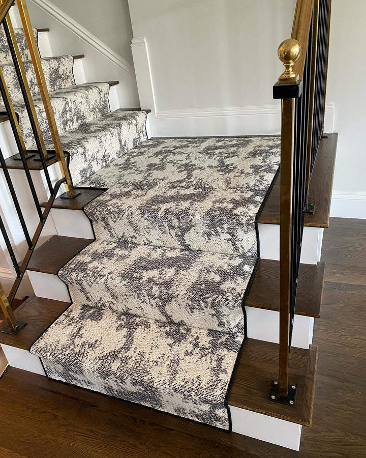 Jacquard abstract Stair Runner / Broadloom