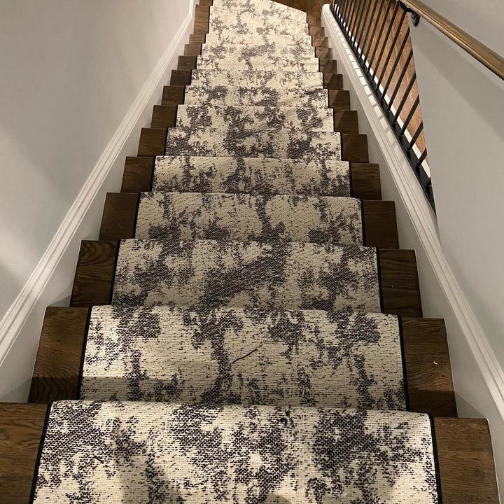 Jacquard abstract Stair Runner / Broadloom