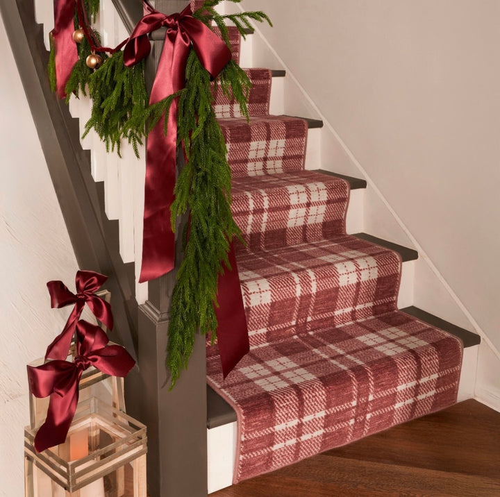 Elegance Plaid Chic Stair Runner / Broadloom