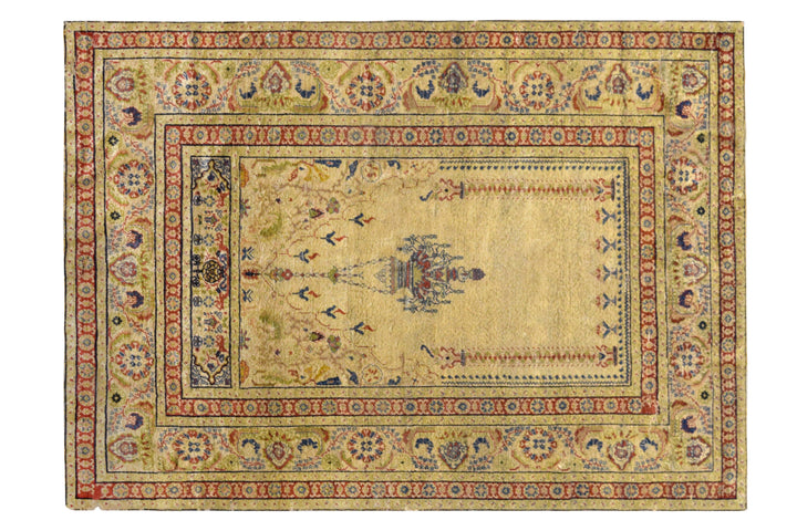 Antique Turkish Kayseri Prayer rug