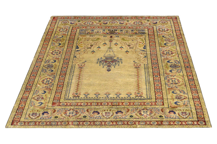 Antique Turkish Kayseri Prayer rug