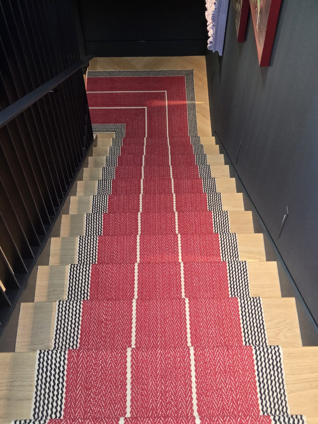 Birkindale Cranberry Stair Runner