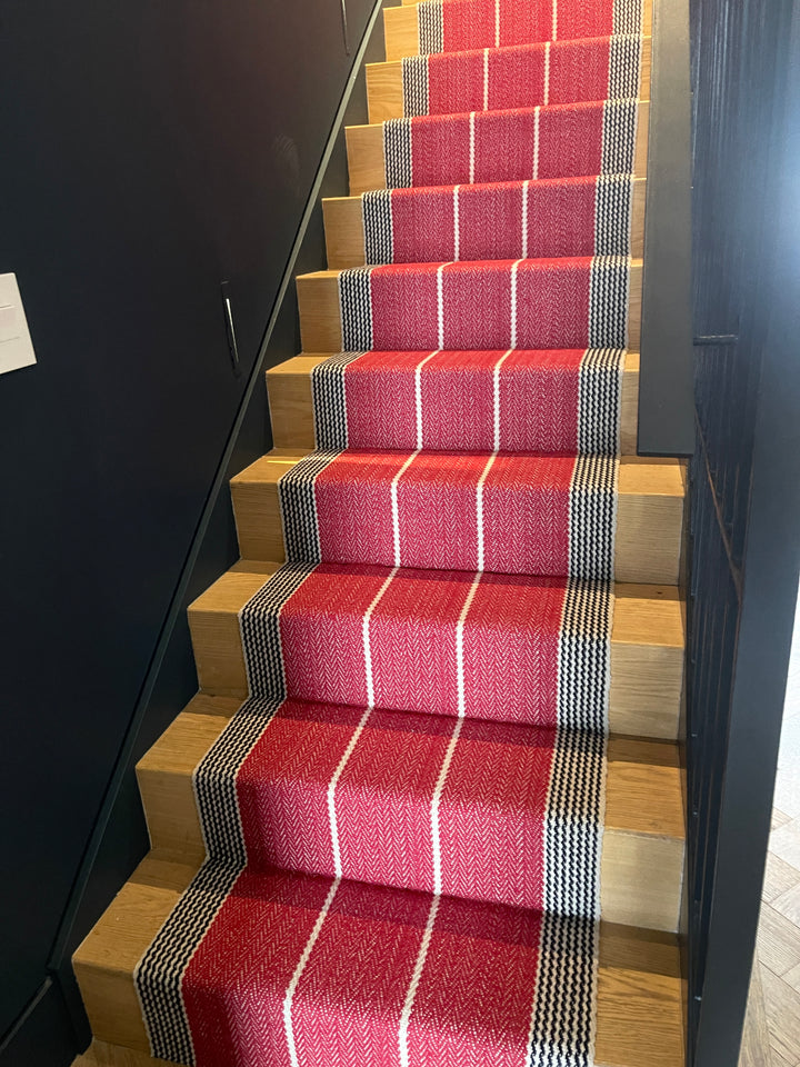 Birkindale Cranberry Stair Runner