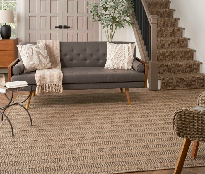 Seasons Modern Chevron Stair Runner / Broadloom