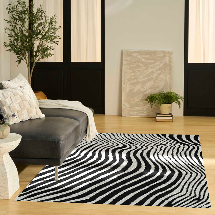 Exotic Zebra rug