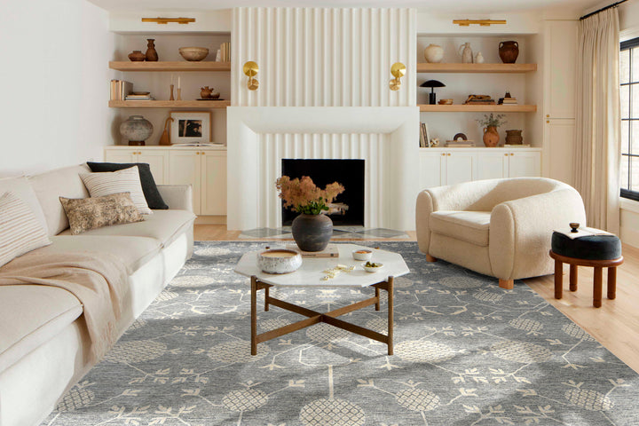 Pearl Ananas Grey Rug