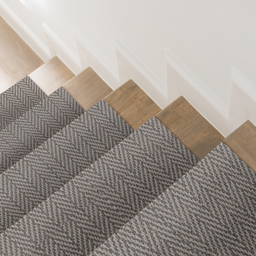 Herringbone Boutique Stair Runner / Broadloom