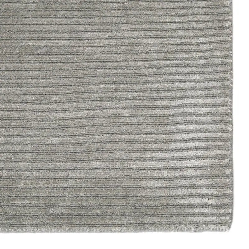 Oxford Iron Ribbed Wool & Silk Rug