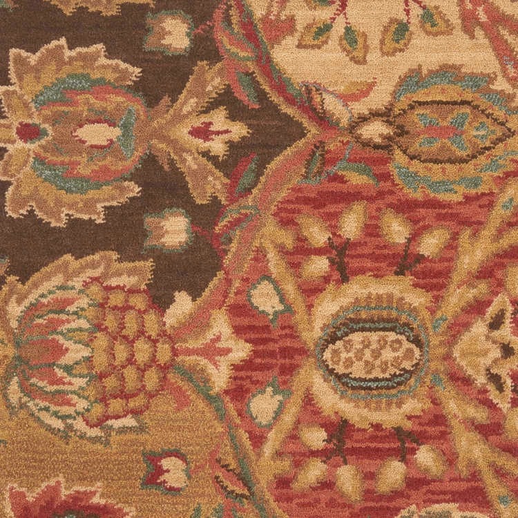 Grand Parterre Moghul Border Stair Runner/ Hallway Runner