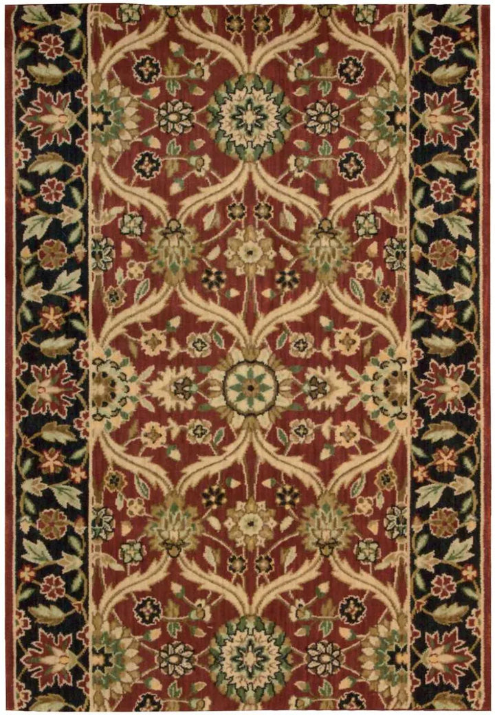 Grand Parterre Moghul Border Stair Runner/ Hallway Runner