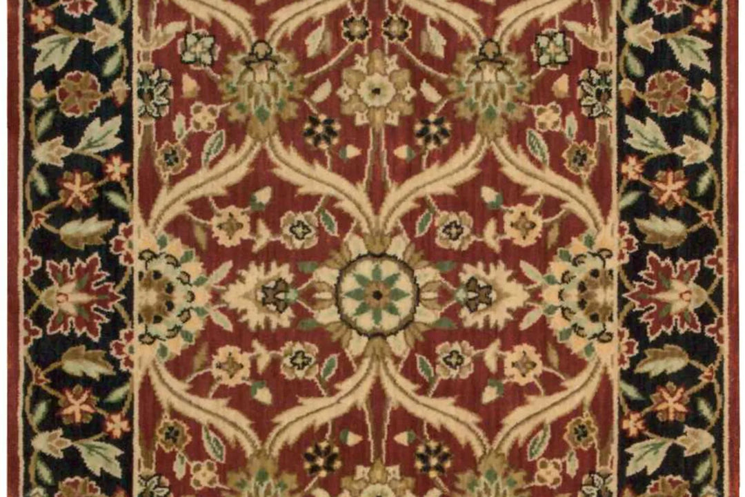 Grand Parterre Moghul Border Stair Runner/ Hallway Runner