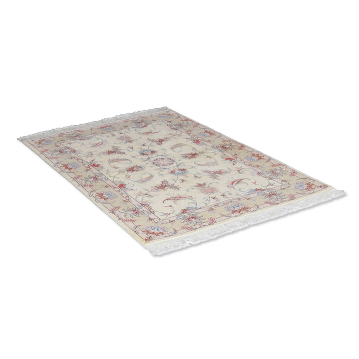 Tabriz Allover Light Green / Cream Rug