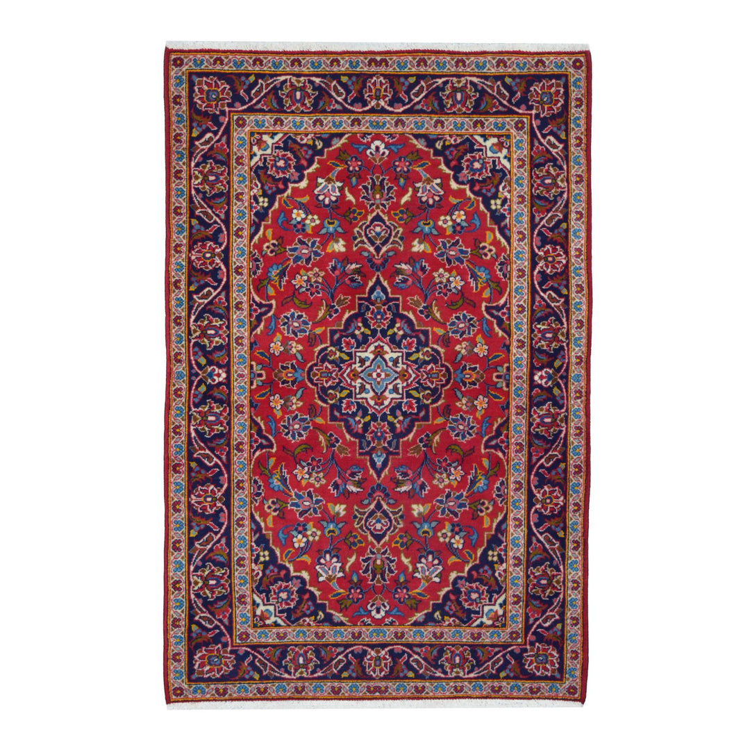 Kashan Red Medallion Rug