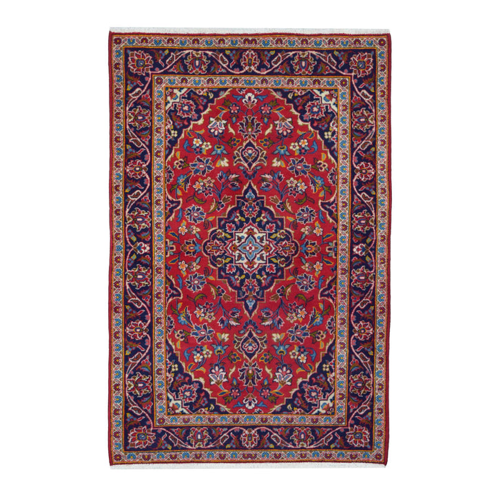 Kashan Red Medallion Rug