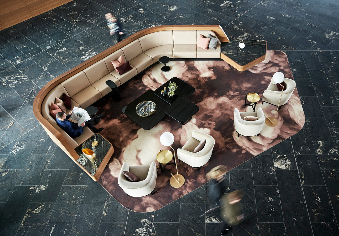 Smoke Commercial Carpet Tile / Broadloom