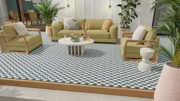 Queens Court Indoor Outdoor Stair Runner / Broadloom