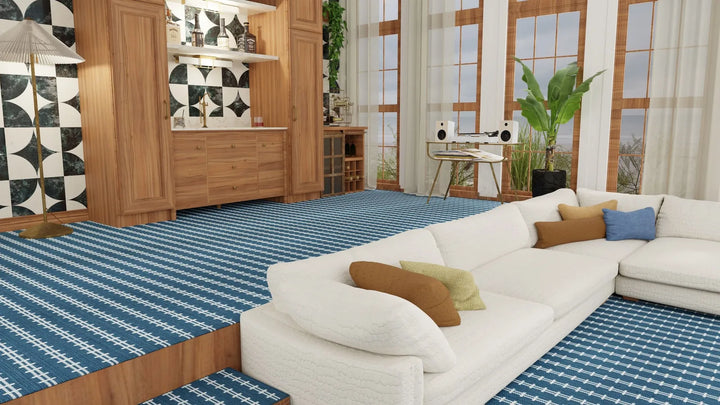 Crab Trap Indoor Outdoor Stair Runner / Broadloom