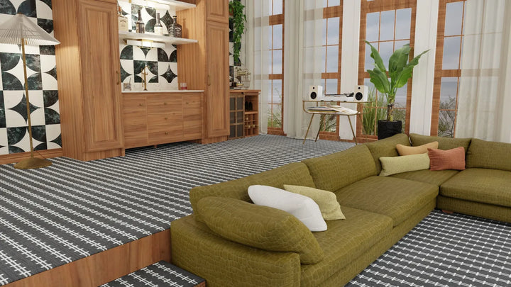 Crab Trap Indoor Outdoor Stair Runner / Broadloom
