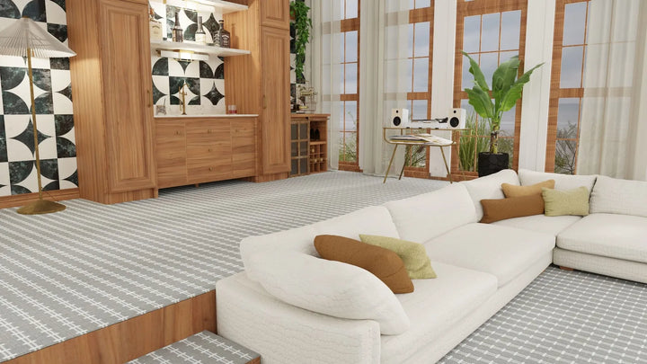 Crab Trap Indoor Outdoor Stair Runner / Broadloom