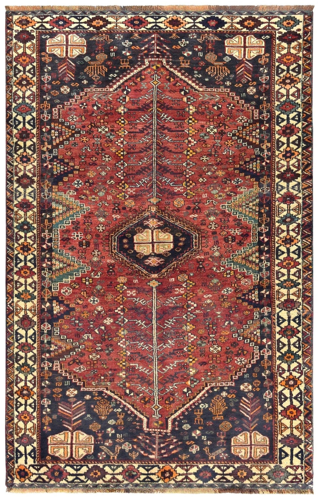 Shiraz Terracotta Wool Rug