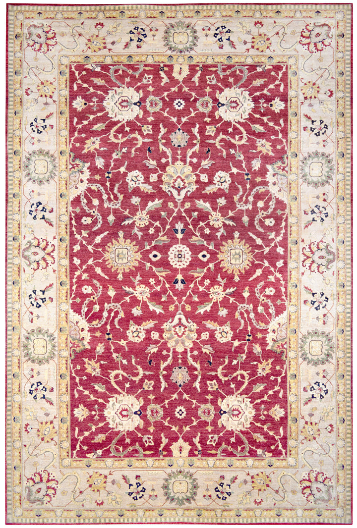 Chobi Gold Border Rug