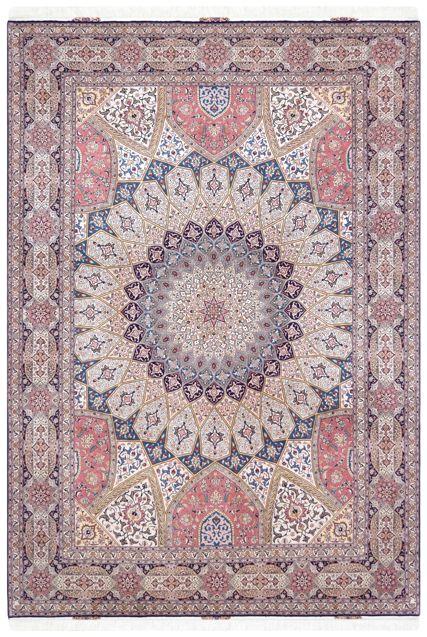 Persian Tabriz Dome Rug