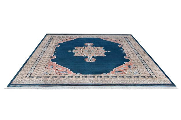 Bukhara Teal Medallion Rug