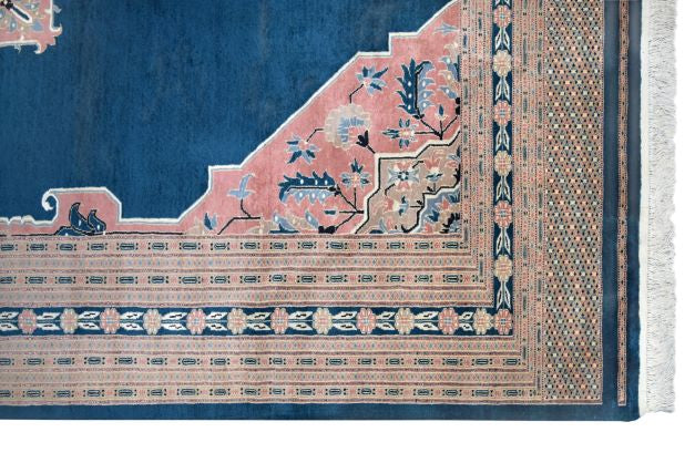 Bukhara Teal Medallion Rug