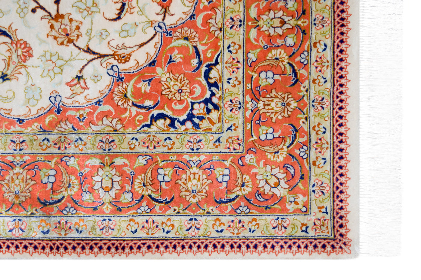 Qum Persian Silk Rug