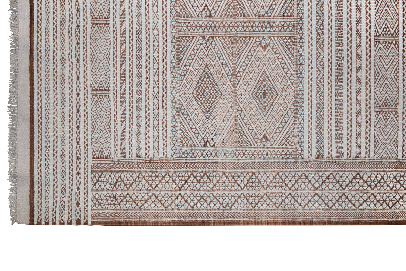 Moroccan Kilim Wool & Silk rug