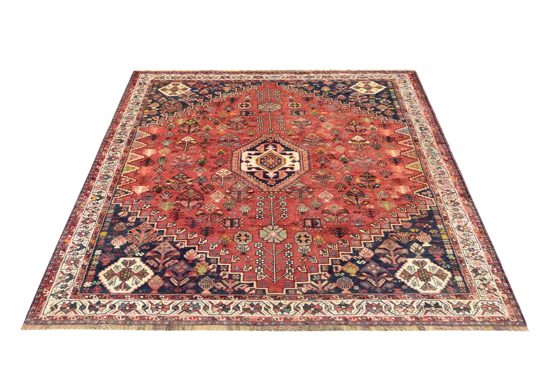 Shiraz Rust Wool Rug