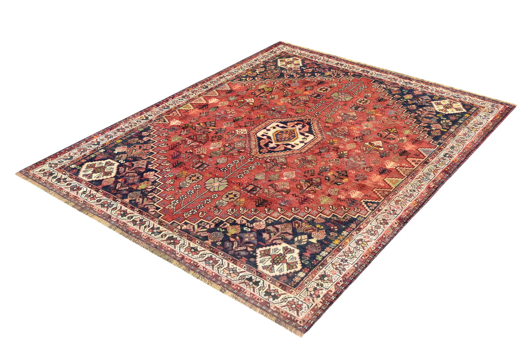 Shiraz Rust Wool Rug