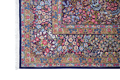 Antique Persian Kerman Millflower Rug handmade area rug Shop Tapis 