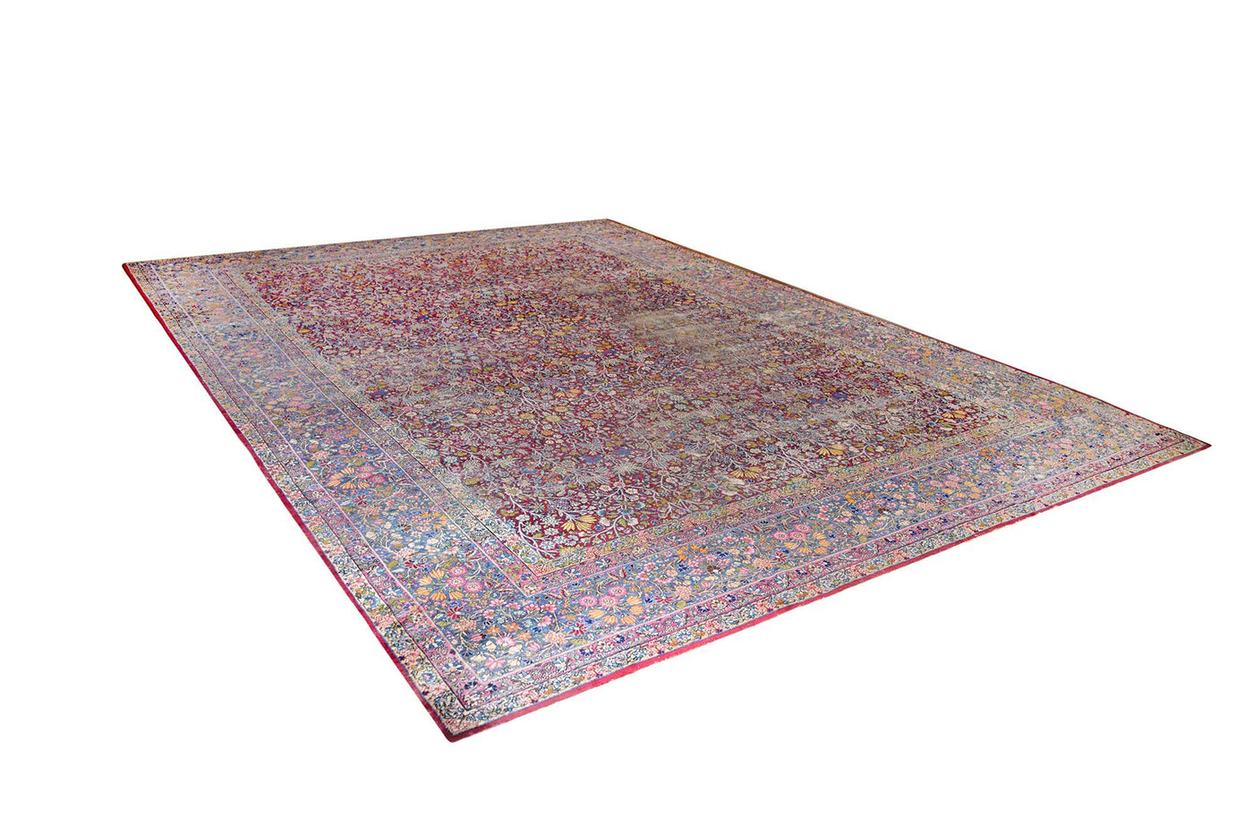 Antique Persian Kerman Rug handmade area rug Shop Tapis 10'2 X 14'3 