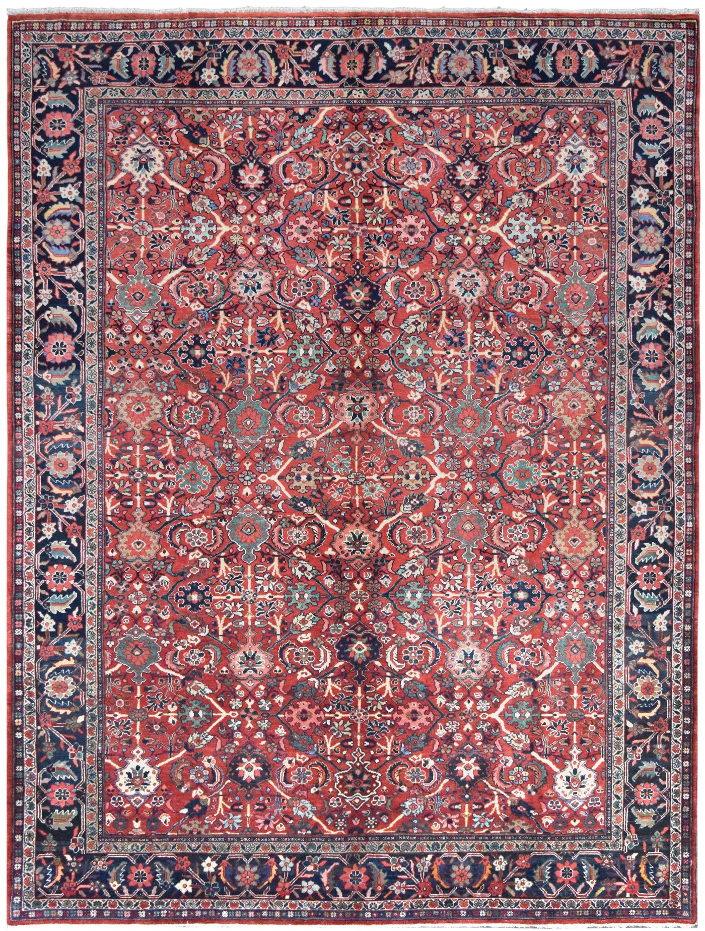 Antique Persian Sarough Mahal Rug handmade area rug Shop Tapis 
