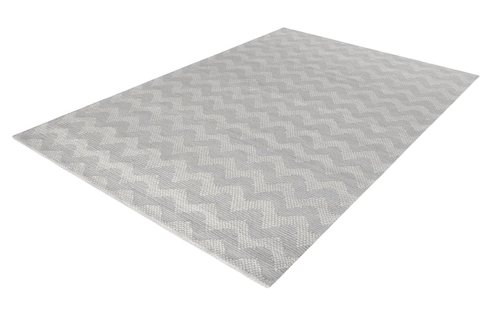 Chevron Ivory Rug Modern Shop Tapis 6 X 9 