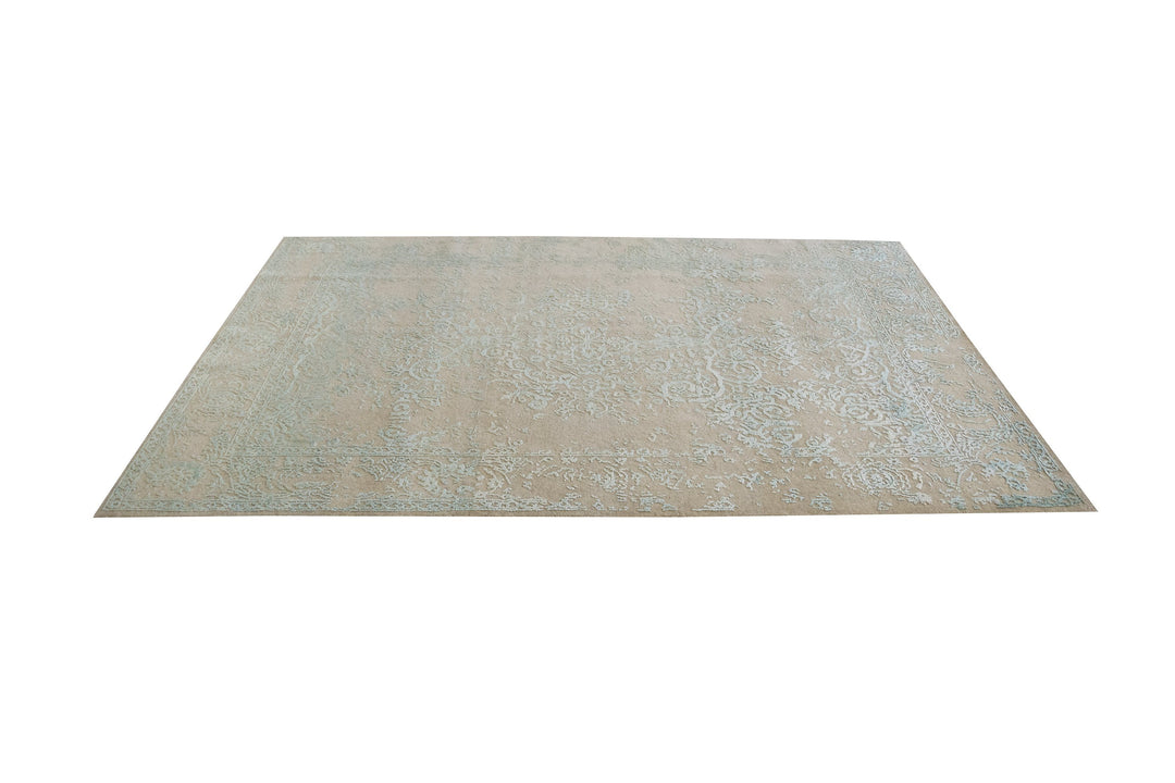 Erase Aqua Rug Transitional Shop Tapis 