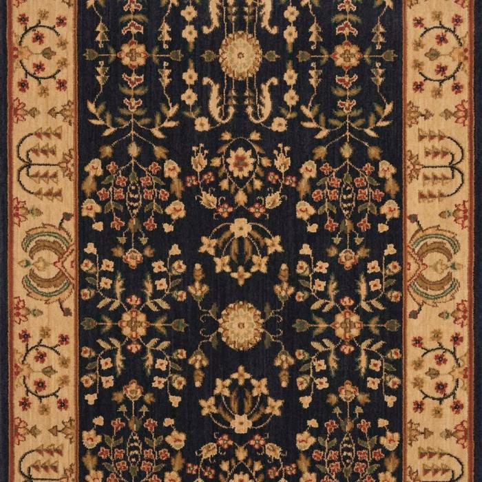 Grand Parterre Sarouk Border Stair Runner runner Shop Tapis Grand Parterre 41" 