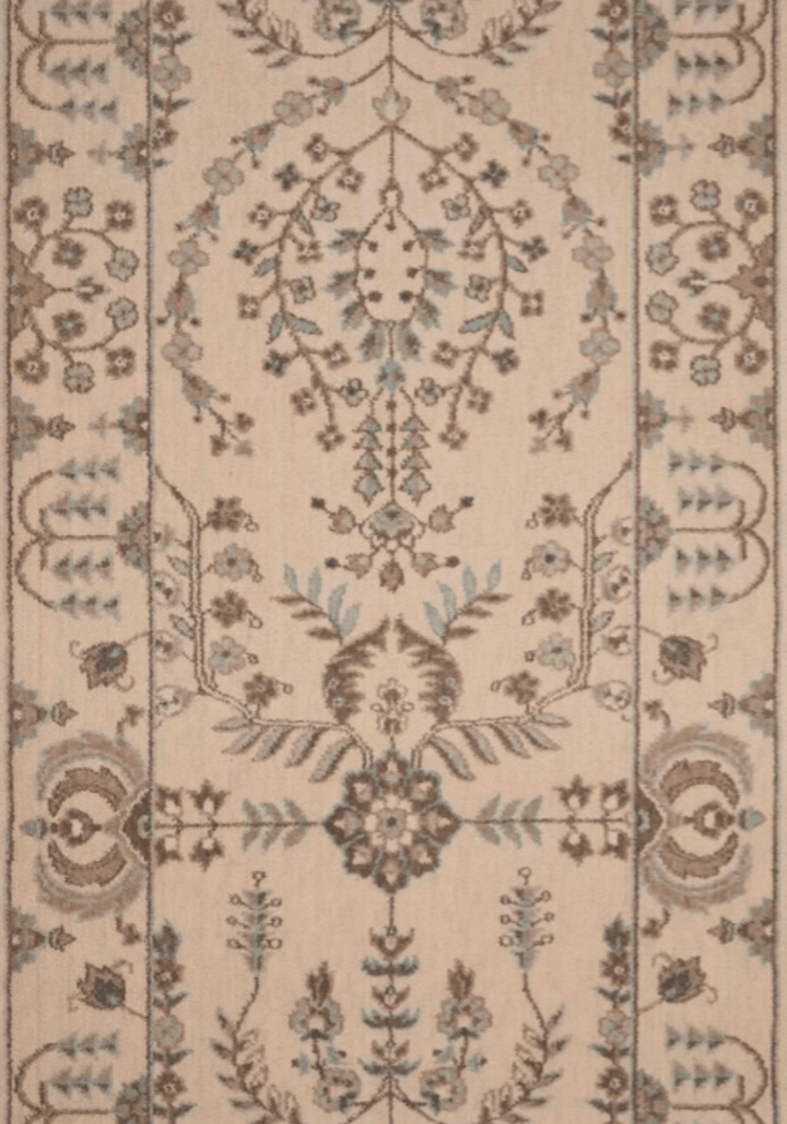 Grand Parterre Sarouk Border Stair Runner runner Shop Tapis Shell 30" 