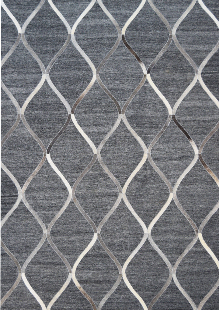 Herringbone Hide Area Rug Sale Shop Tapis 5'5x8' 