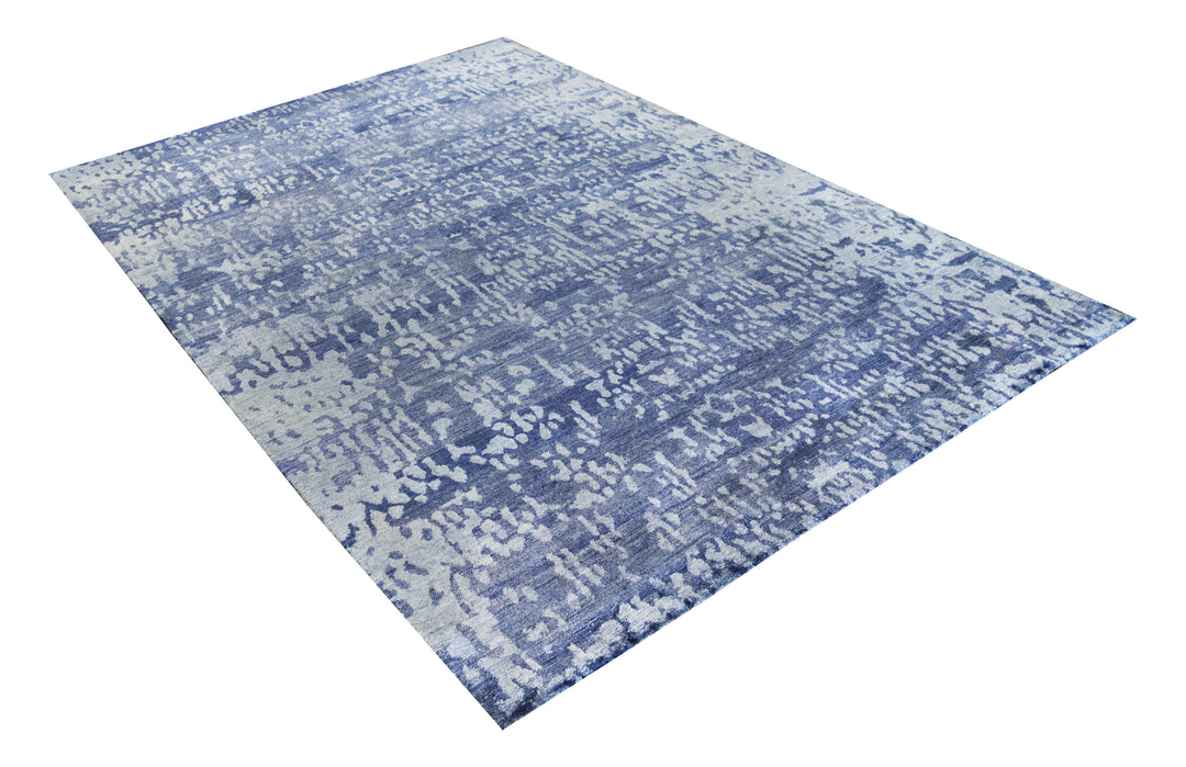 Ikat Blue Rug modern Shop Tapis 