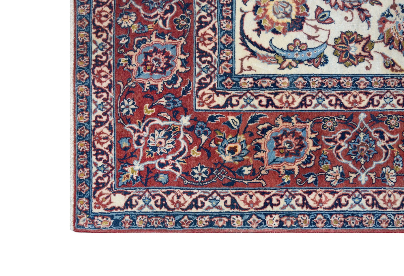 Isfahan Red & Ivory Rug (4.9 x 7.4) (17942F) Rugs Shop Tapis 